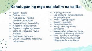 kahulugan ng naparool .